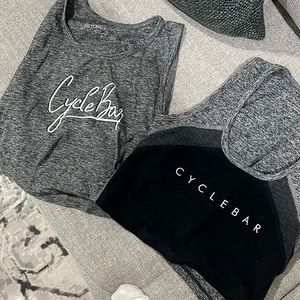 Cyclebar crop tops